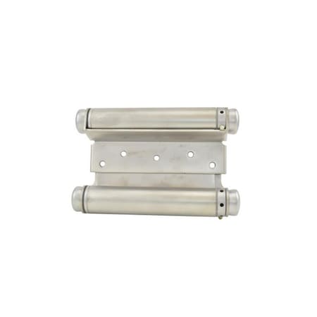 Patioplus Full Surface Double Acting Spring Hinge - Satin Chrome - 6 in. PA3240273